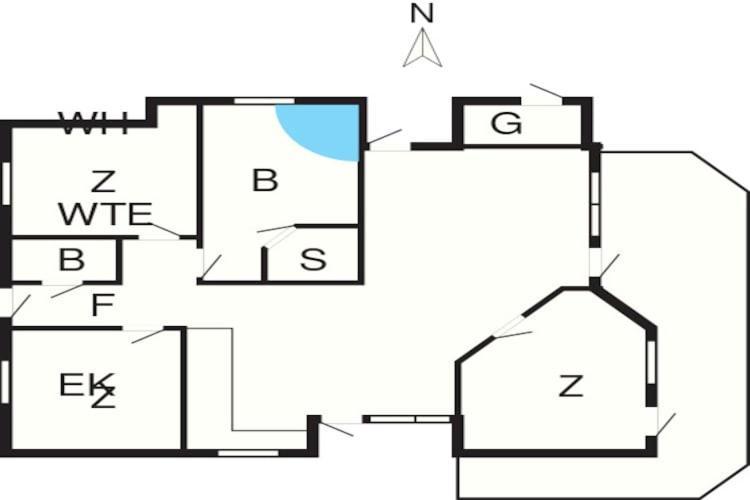 8 Person Holiday Home In Ulfborg Luaran gambar